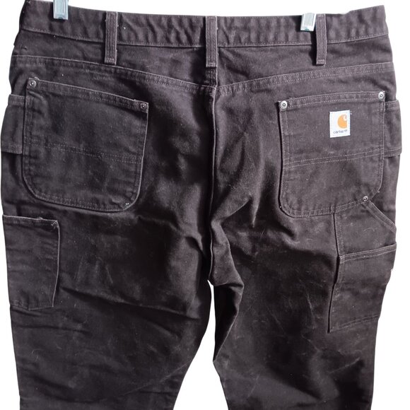 Carhartt Womens Double Knee Work Jeans 16x32 Utility Jeans Vintage 90's Mexico - Picture 6 of 6